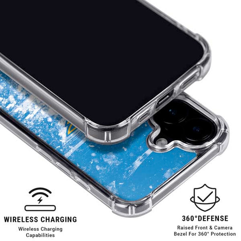 NHL St. Louis Blues Iced iPhone 16 Clear Case